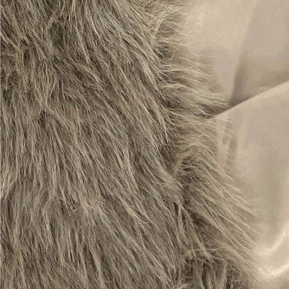 Designer Full-Length Faux Fur Coat - Picture 6 of 6